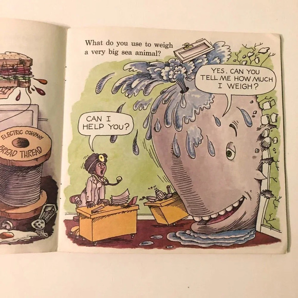 Vintage 1973 The Electric Company Nitty Gritty Rhyming Riddle Golden Book - Picture 11 of 16